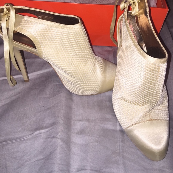 satin heels