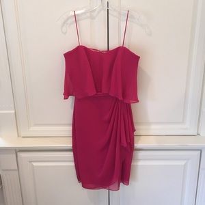 Badgley Mischka - women's chiffon cocktail dress