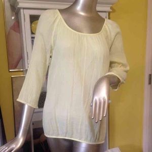 Old Navy Solid Gauze Margarita Long Sleeve Blouse