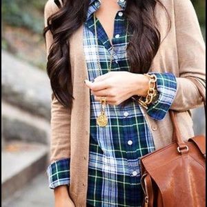Jcrew plaid button down flannel