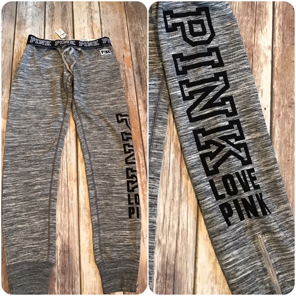 NWT PINK VICTORIA SECRET GYM PANT -- Size XS - Picture 2 of 5
