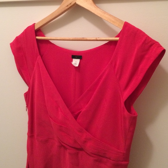 magenta pink J crew dress