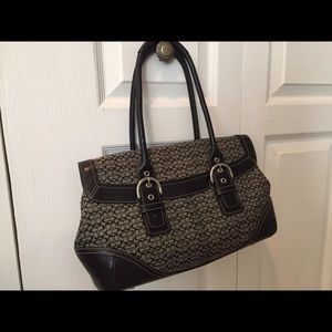 Authentic Black Coach Purse