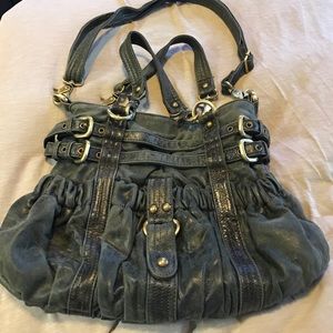 Steve Madden dark green/black handbag