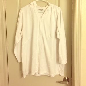 White drawstring hoodie White drawstring hoodie