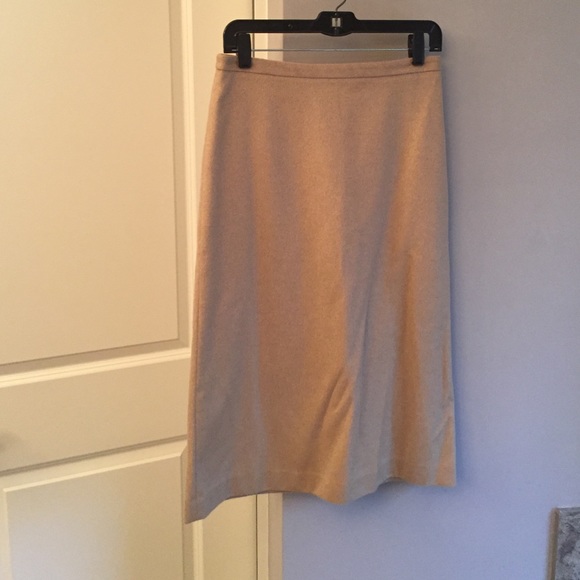 Faux suede knee length skirt zipper  🔴SOLD🔴