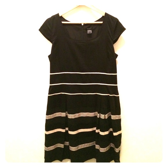 Ann Taylor striped skirt dress