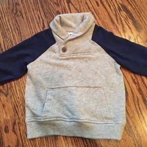 Boys shawl collar lightweight sweater