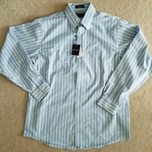 NWT Men's Button Down Shirt Long Sleeves