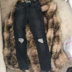Topshop Moto Jamie High-rise skinny jeans sz 28