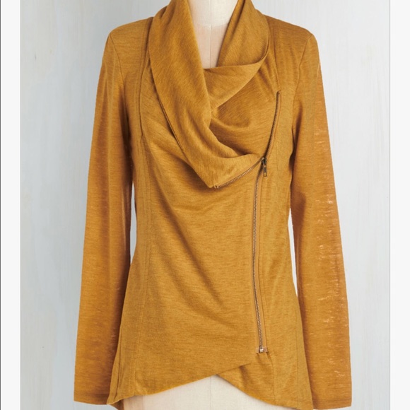 Sweet rain Jackets & Blazers - ModCloth mustard yellow jacket