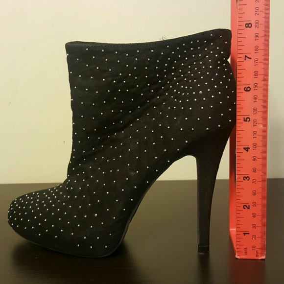 Pazzo play black "micro studded" booties - Picture 5 of 6