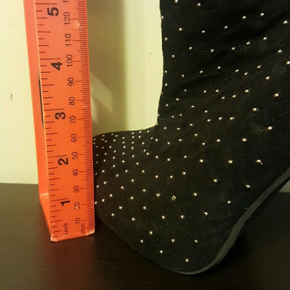 Pazzo play black "micro studded" booties - Picture 6 of 6