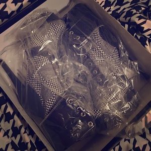 Scene By JustFab Lianza Black/White Platform Boot