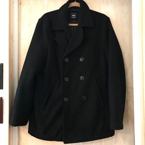 Black Peacoat by Gap size medium