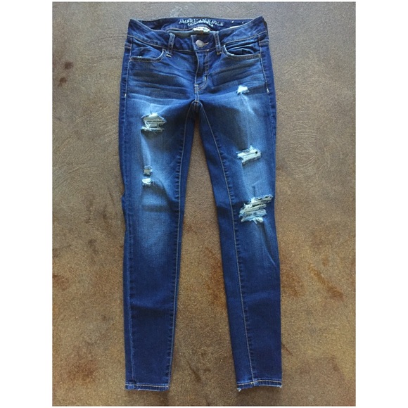 AEO Super Stretch Skinny Jeans Size 2 EUC