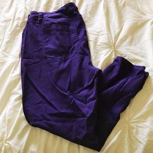 Forever 21+ Purple Skinny Jeans