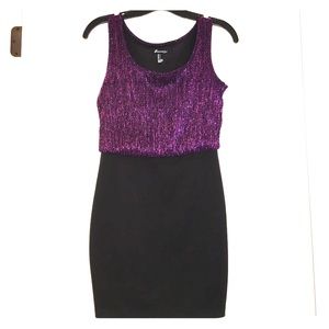 NWOT Sparkle Purple Party Dress!
