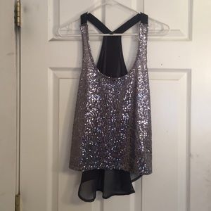 Sexy high low tank top
