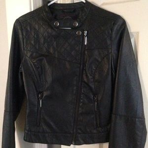 Black Dollhouse Leather Jacket Size Small
