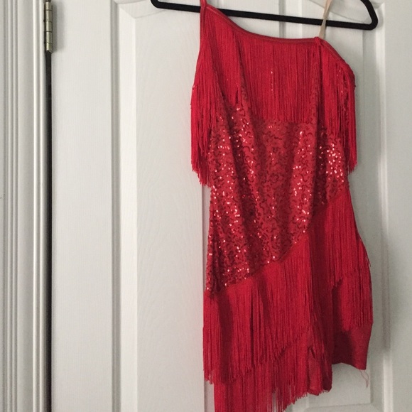 Red Sequined Costume