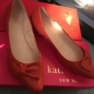 Kate spade red flats