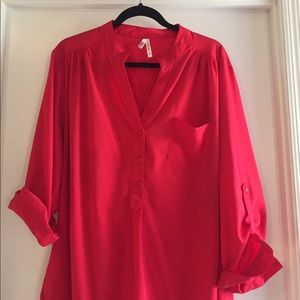 Red 2x/3x Blouse
