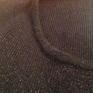 esprit de corp black glittery tank size m GUC