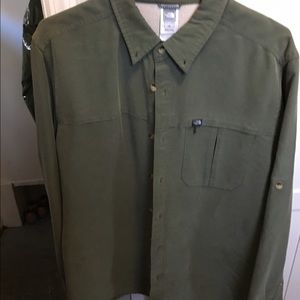 North Face button down