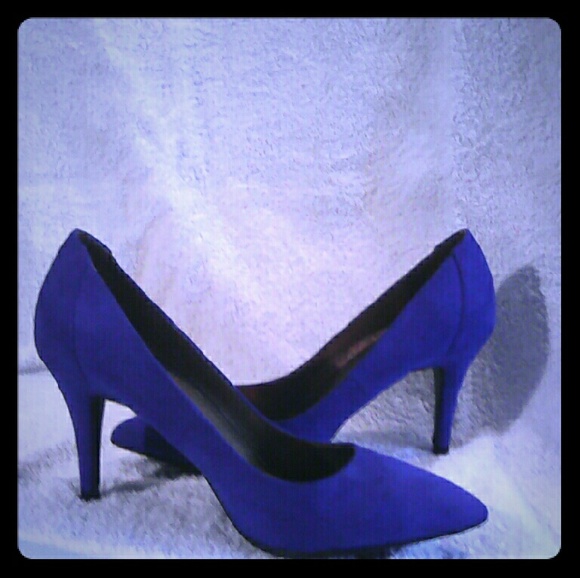 Blue Heels by Dress Barn