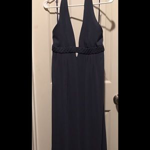 BCBG Max Azria Long chiffon formal prom gown