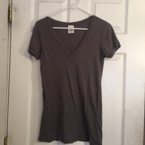 Grey v-neck