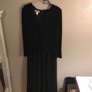 Black dress with specks of silver