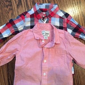 Toddler boys button downs