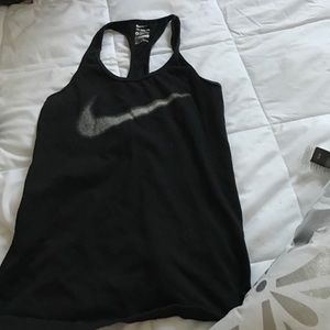 Size small black and white Nike tank