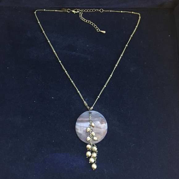 Lia Sophia Jewelry - Lia Sophia gold tone and shell necklace