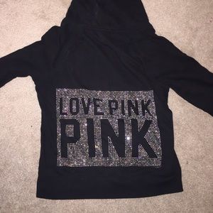 Victoria's Secret Love Pink Rhinestone Jacket