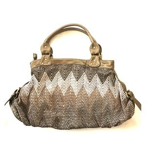 Big Buddha Purse- Bronze Chevron