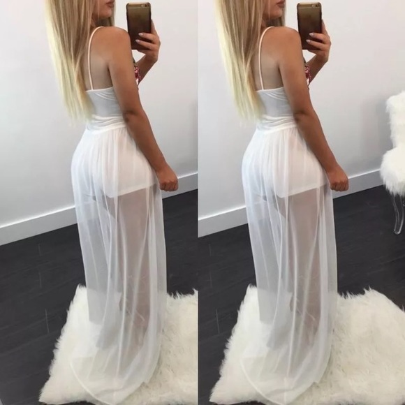 Sexy backless sleeveless jumper dress - Picture 3 of 4