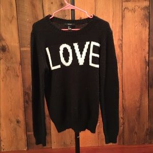 "LOVE" F21 Sweater
