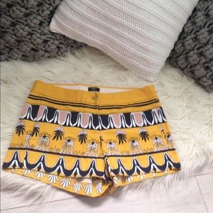 Printed J. Crew Chino Shorts