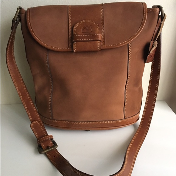 Vintage Timerland leather handbag (camel/tan)