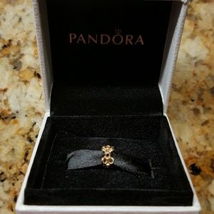 New Authentic Pandora Gold Trinity Spacer Charm