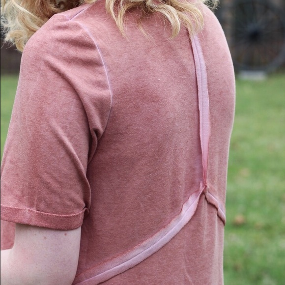 Dip Dyed French Terry Tunic - Picture 2 of 3
