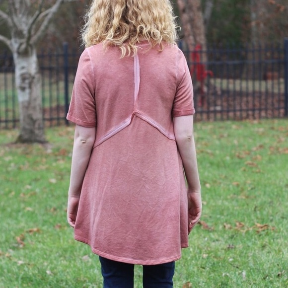 Dip Dyed French Terry Tunic - Picture 3 of 3