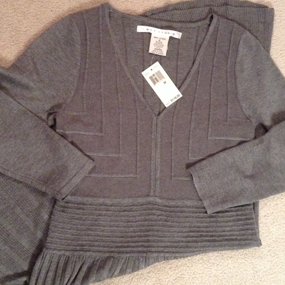 Versatile Gray Knit Dress, Med, NWT - Picture 1 of 4