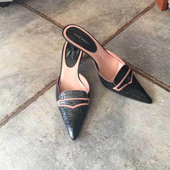 nine west mules shoes