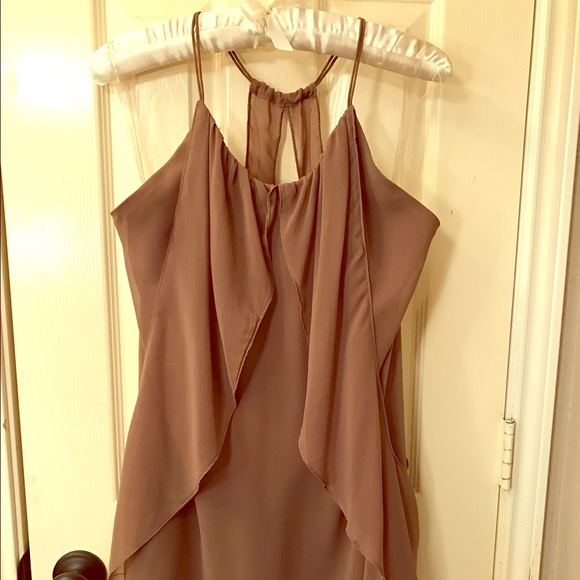 Lovely Cocktail Dress with Sheer Flutter Panels