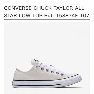 CONVERSE CHUCK TAYLOR ALL STAR LOW TOP 🌟 in Buff