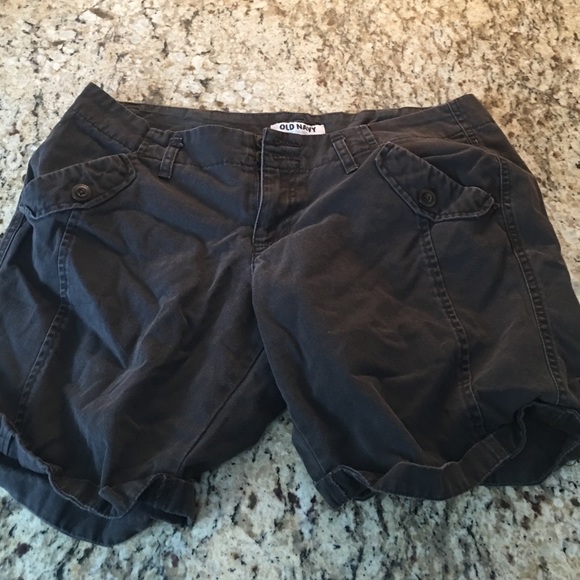 Women's juniors cotton shorts. Grey